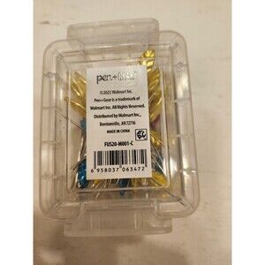 Pen+Gear Decorative Leaf Pin Set Craft Sewing Pins Lot 50